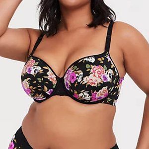 NWT SKULL FLORAL 44DDD BRA